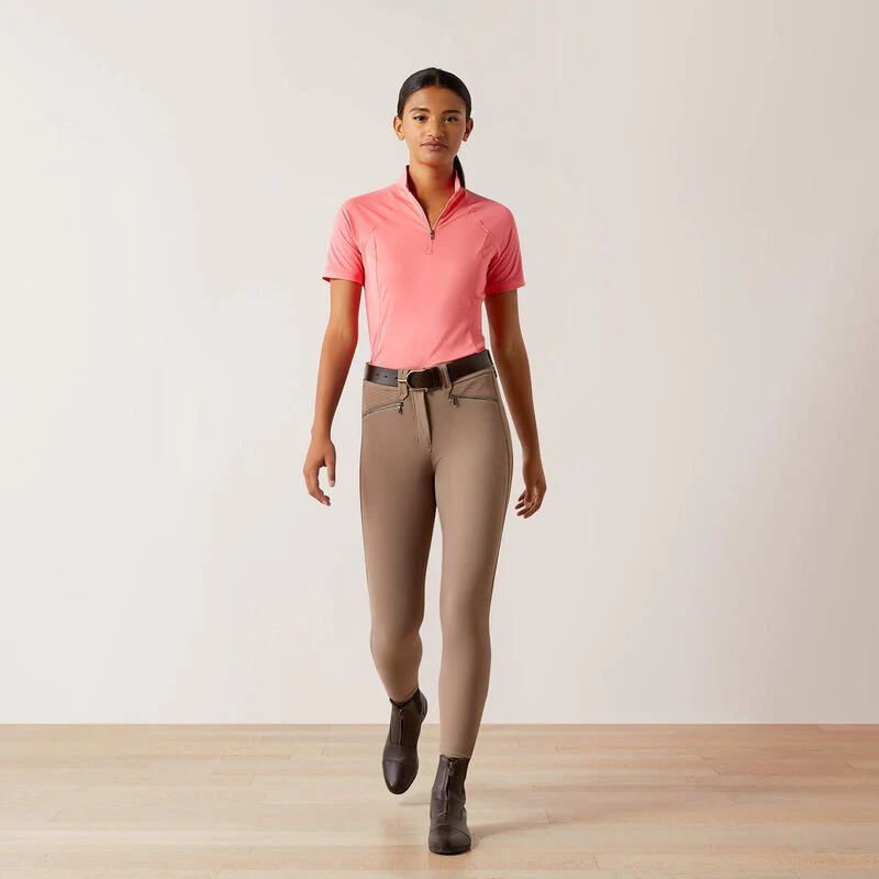 40% OFF - Ariat Soquel 1/4 Zip Baselayer - Coral Paradise - Image 5