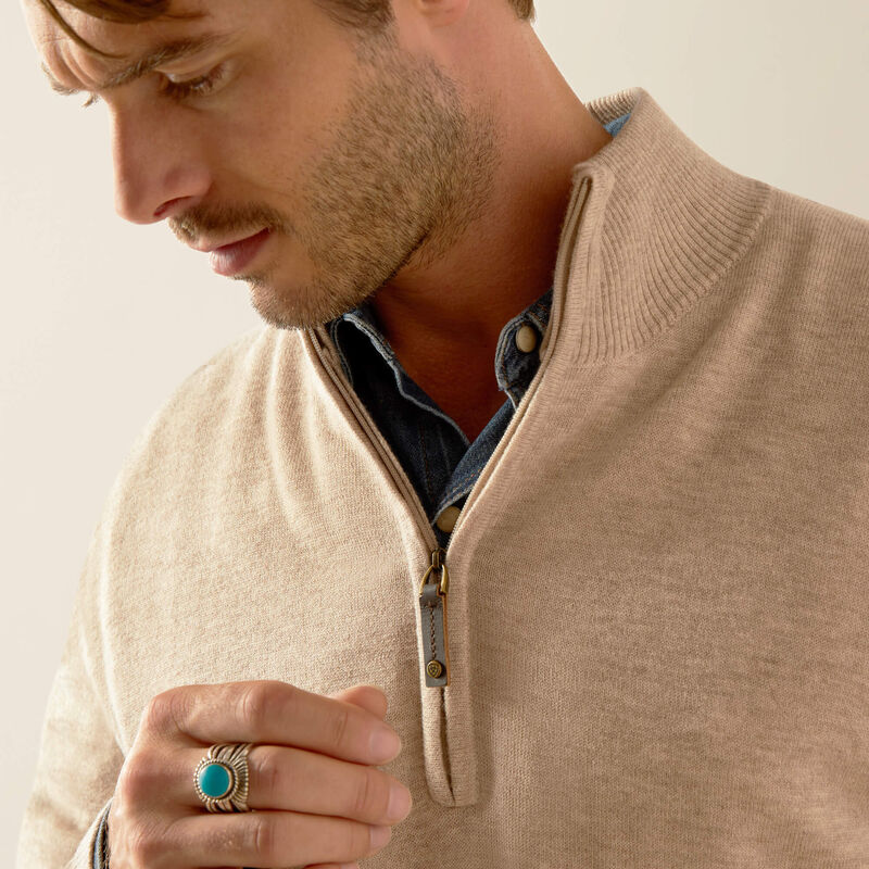 Ariat Bolinas Sweater - Oatmeal - Image 3