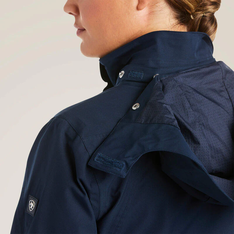 Ariat Coastal Waterproof Womens Jacket - Navy - Image 4