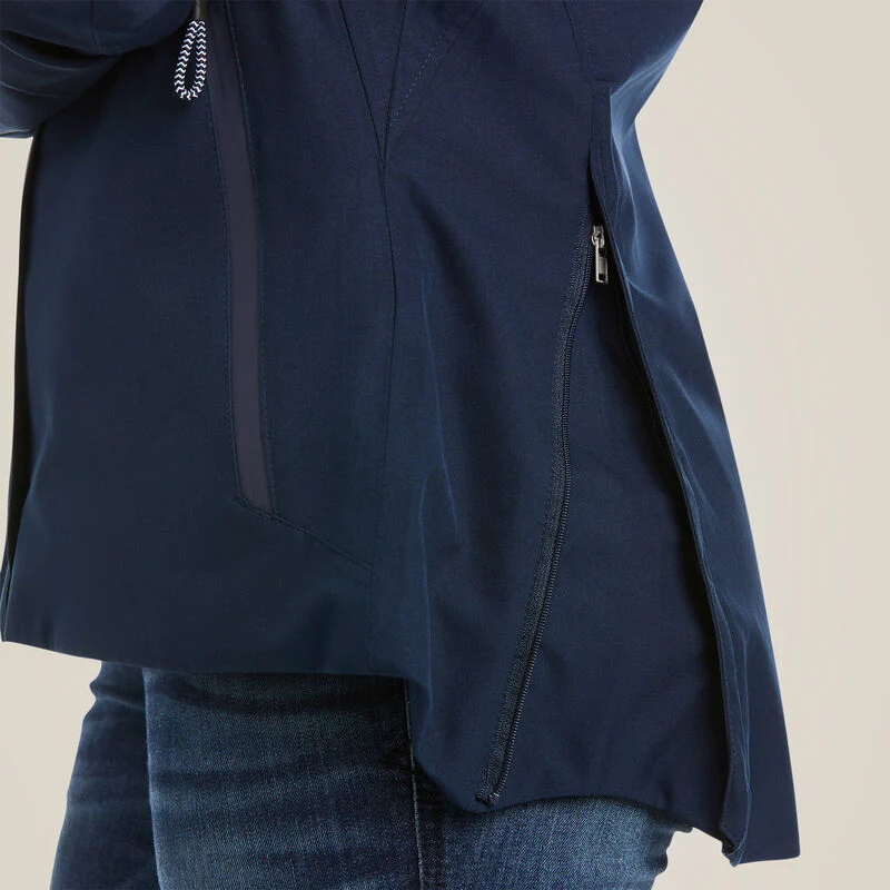 Ariat Coastal Waterproof Womens Jacket - Navy - Image 6