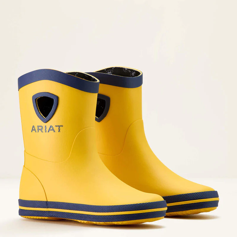 Ariat Kelmarsh Kids Rubber Boot - Yellow - Image 7