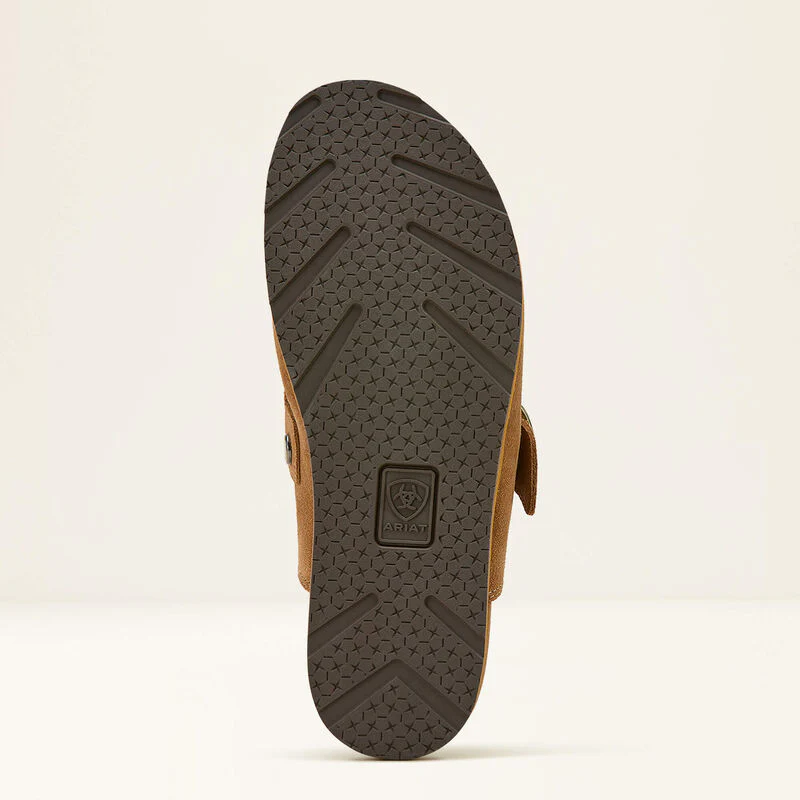 Ariat Ladies Country Mule - Caramel Suede - Image 6