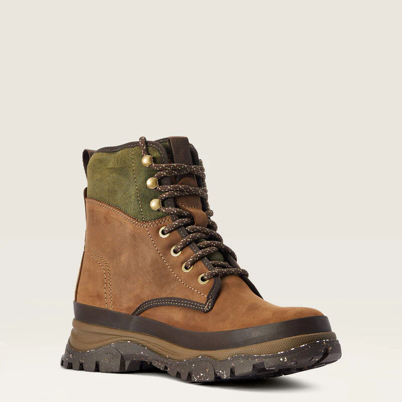Ariat Moresby Waterproof Womens Boot - Brown/Olive - Image 4