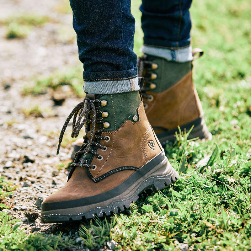 Ariat Moresby Waterproof Womens Boot - Brown/Olive - Image 7