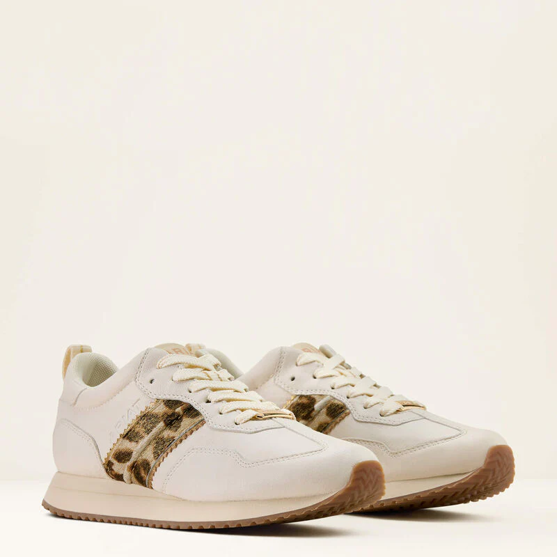 Ariat Ranch Runner Trainer - Cream - Image 4