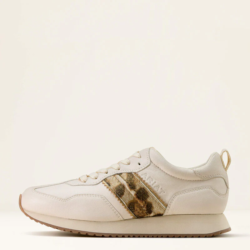 Ariat Ranch Runner Trainer - Cream - Image 5