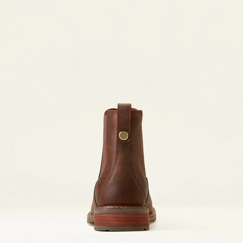 Ariat Wexford Waterproof Chelsea Boot - Dark Brown - Image 3