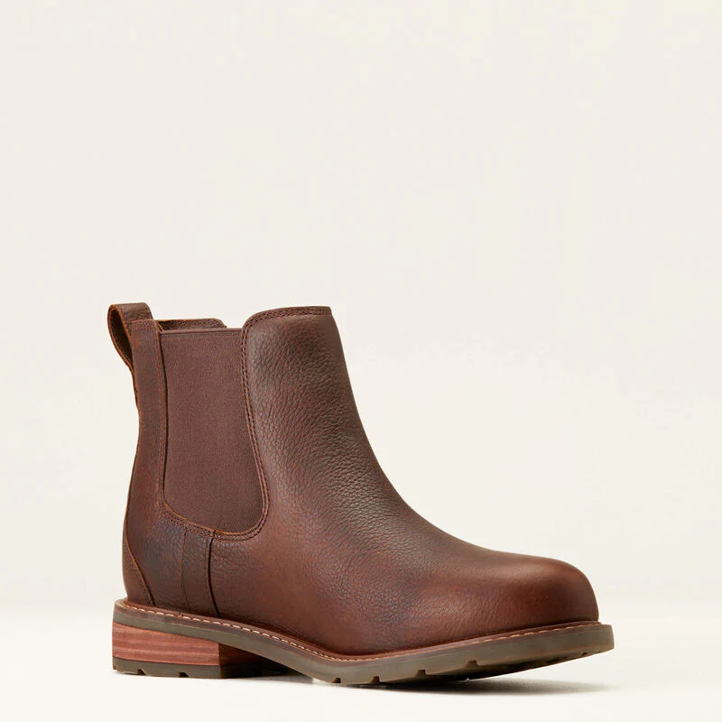 Ariat Wexford Waterproof Chelsea Boot - Dark Brown - Image 4