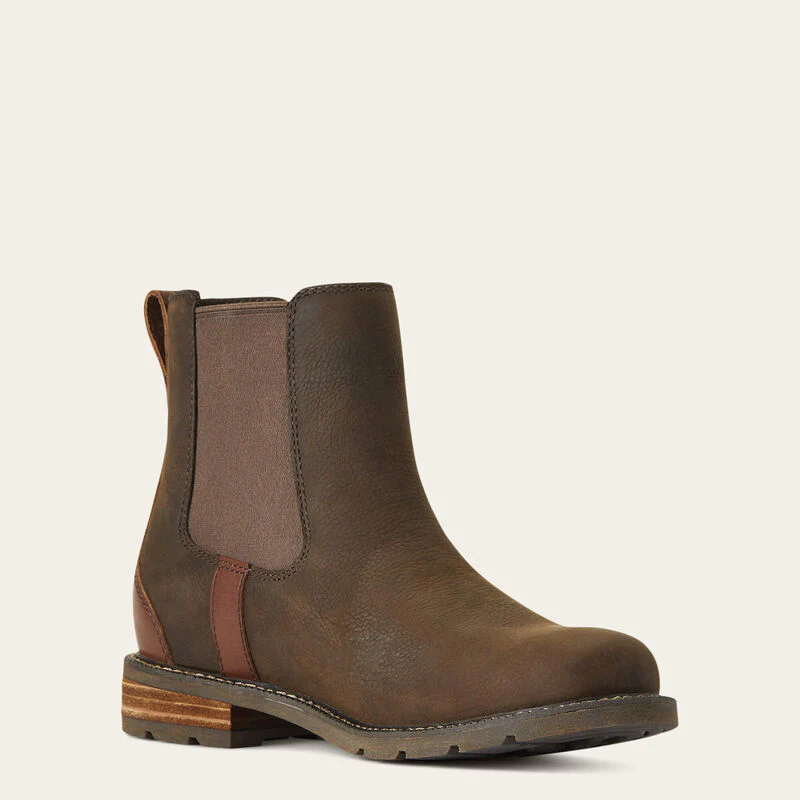 Ariat Wexford Waterproof Chelsea Boot Womens - Java - Image 4