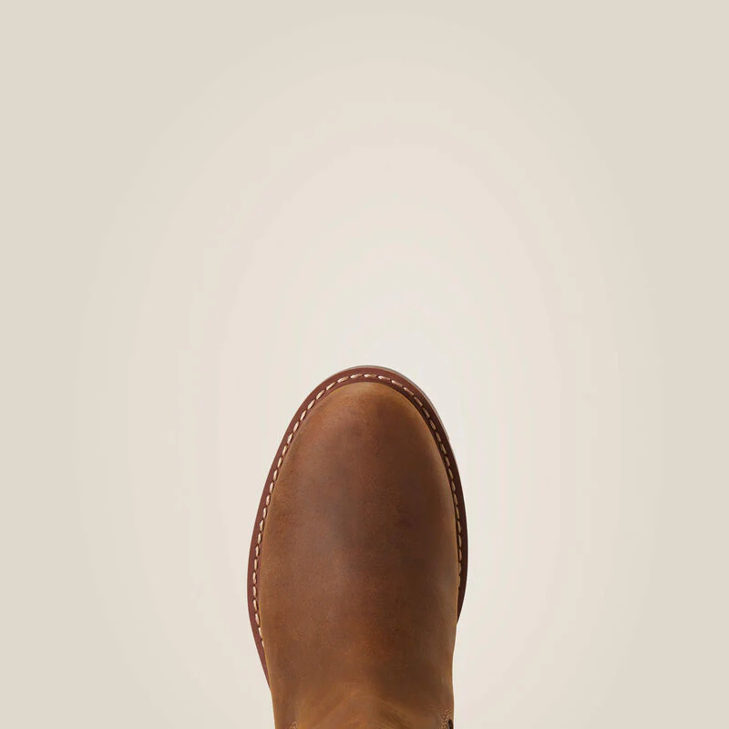 Ariat Wexford Waterproof Chelsea Boot Womens - Weathered Brown - Image 5