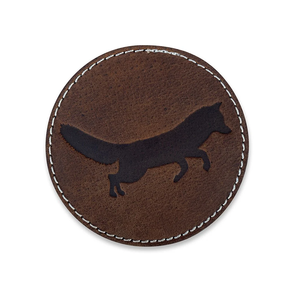 Leather Beer Coaster - Brown - Image 4