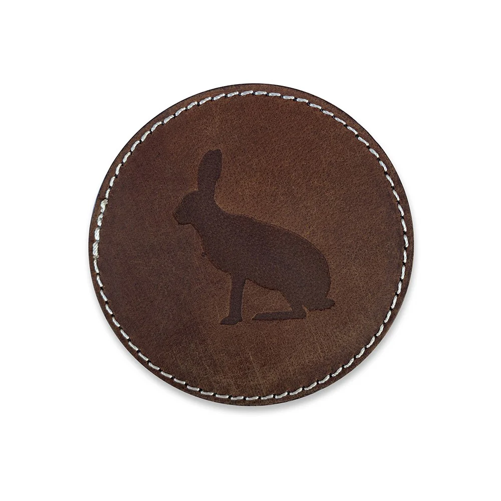 Leather Beer Coaster - Brown - Image 5