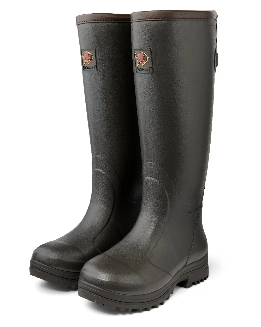 Gateway1 Pheasant Game Lady 17" 5mm Wellingtons - Dark Brown - Image 3