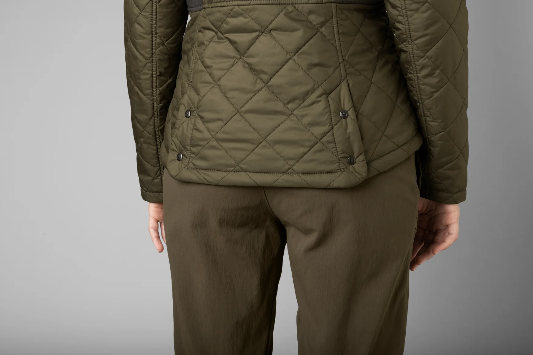 30% OFF Harkila Ailsa Quilt Jacket Women - Willow Green - Image 5