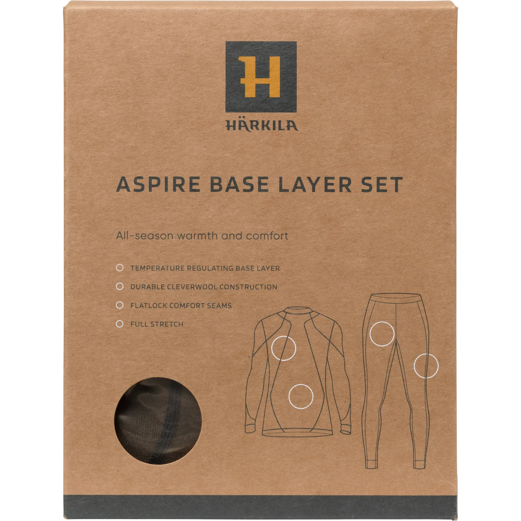 Harkila Aspire Base Layer Set - Shadow Brown - Image 9