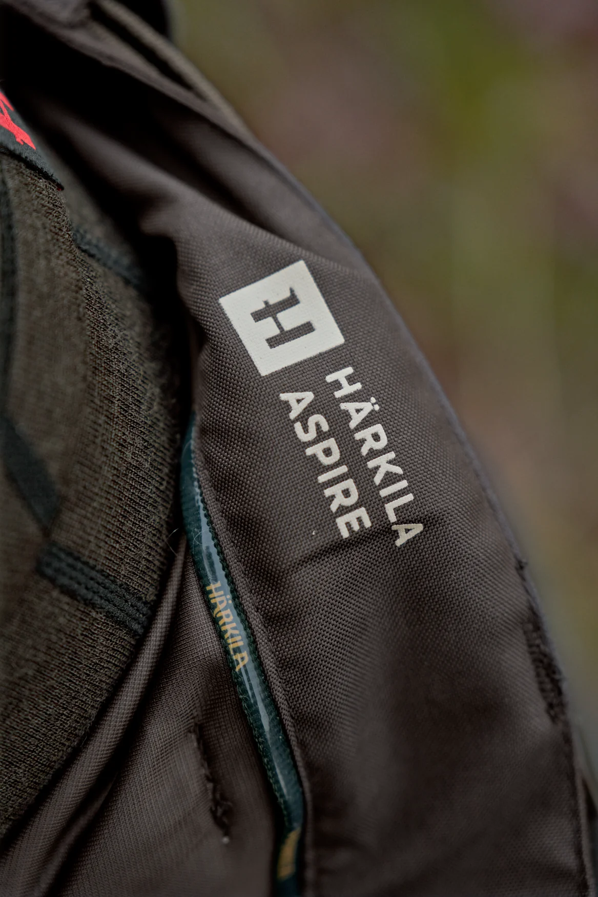Harkila Aspire HWS Trousers - Hunting Green/Shadow Brown 30" - Image 6