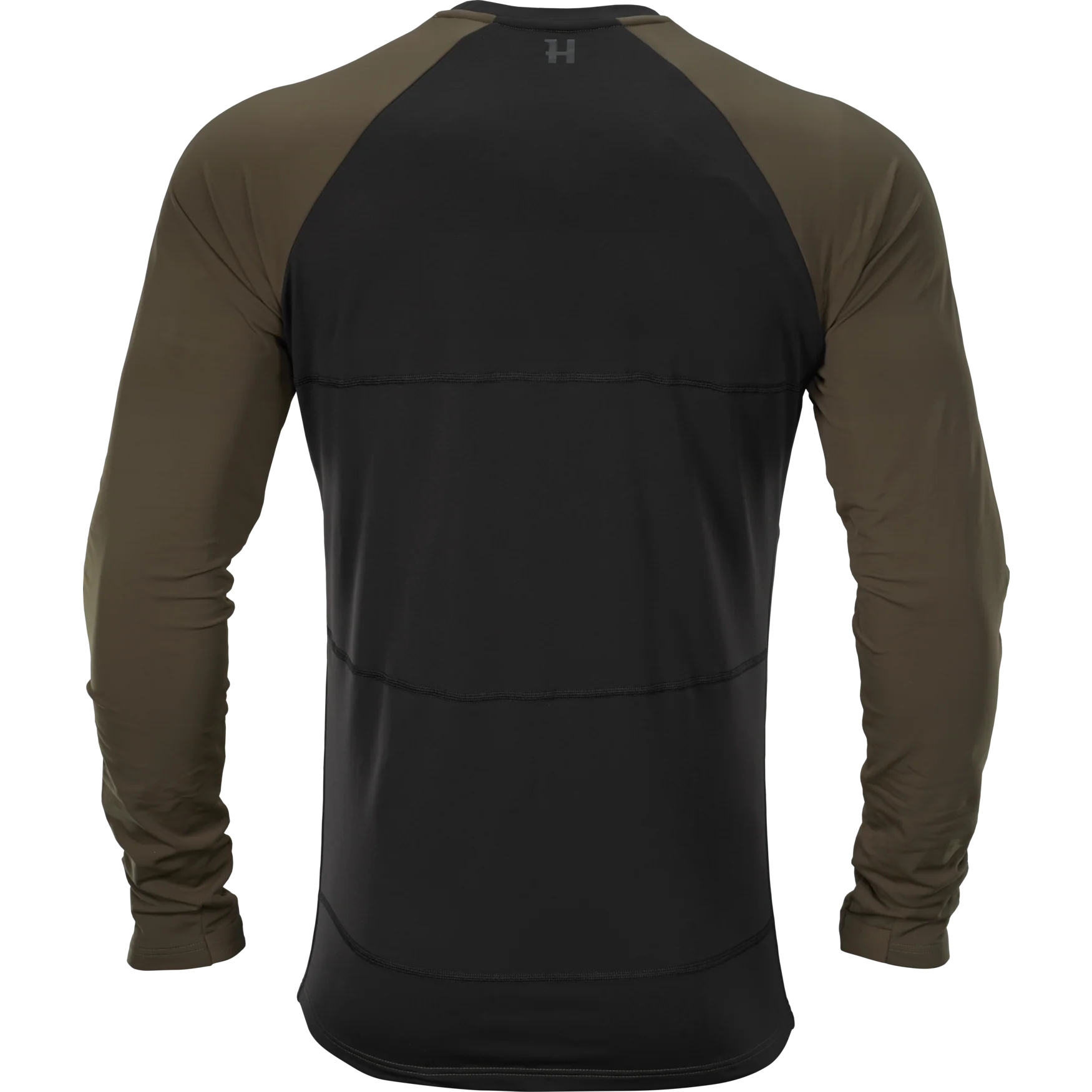 Harkila Heat L/S T-Shirt - Willow Green/Black - Image 2