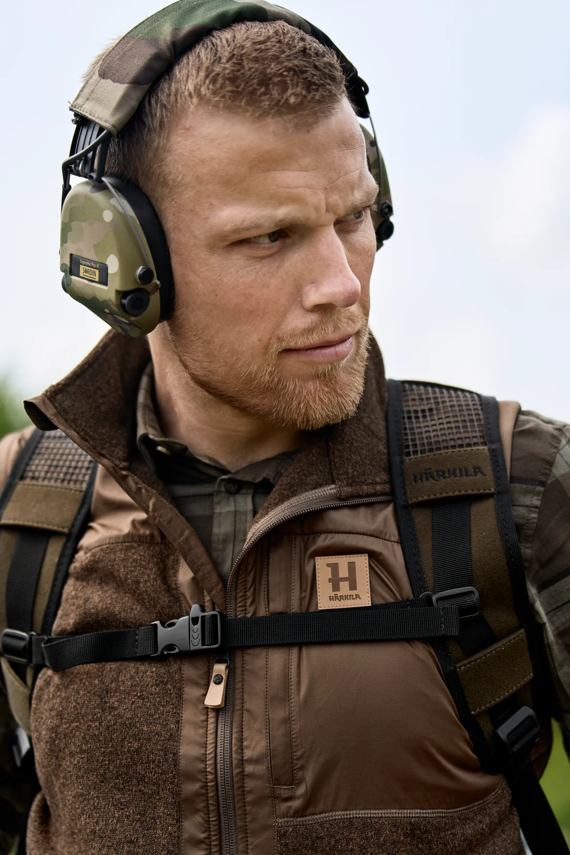 Harkila Kalix Fleece Waistcoat - Dark Earth - Image 4