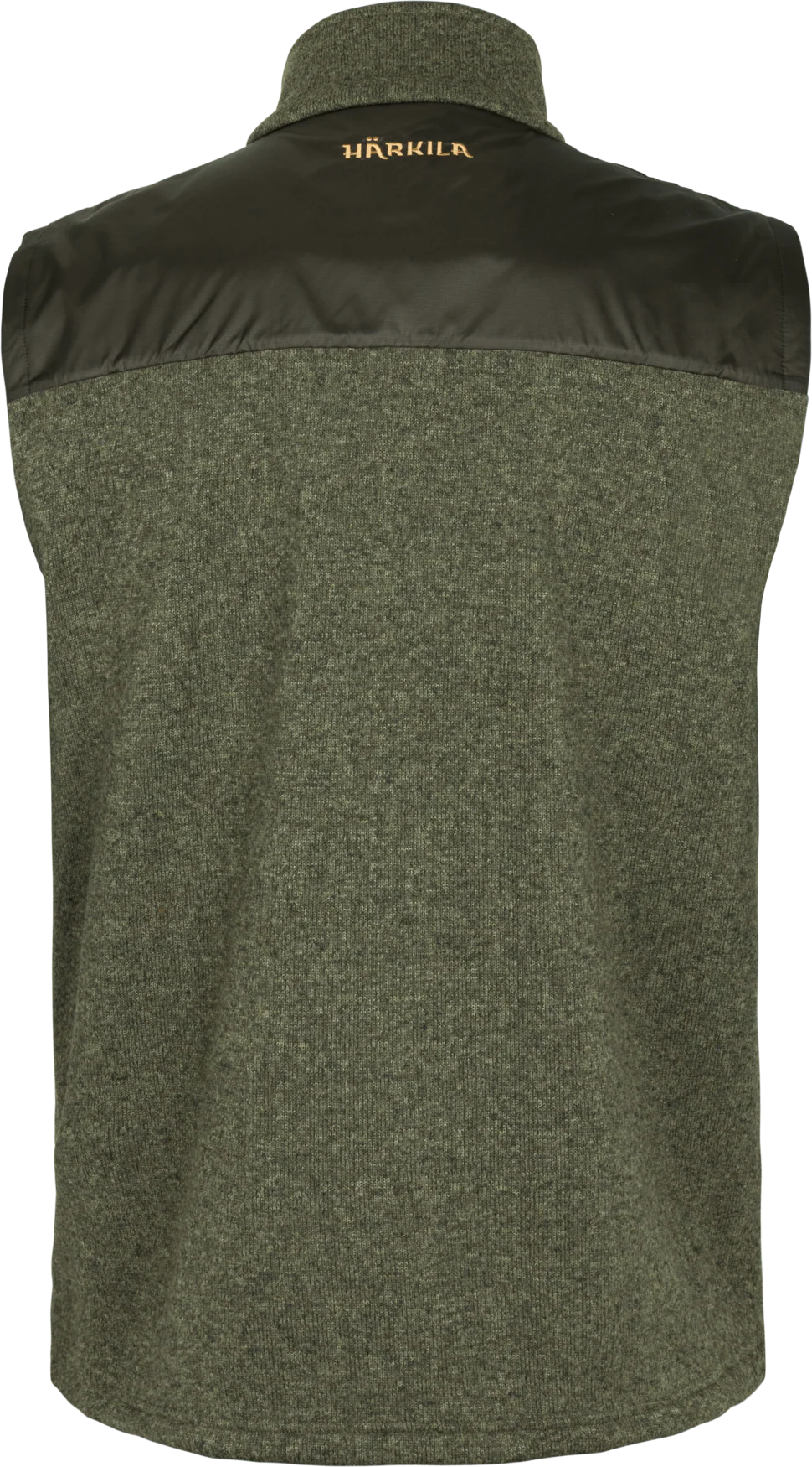 Harkila Kalix Fleece Waistcoat - Willow Green/Shadow Brown - Image 3