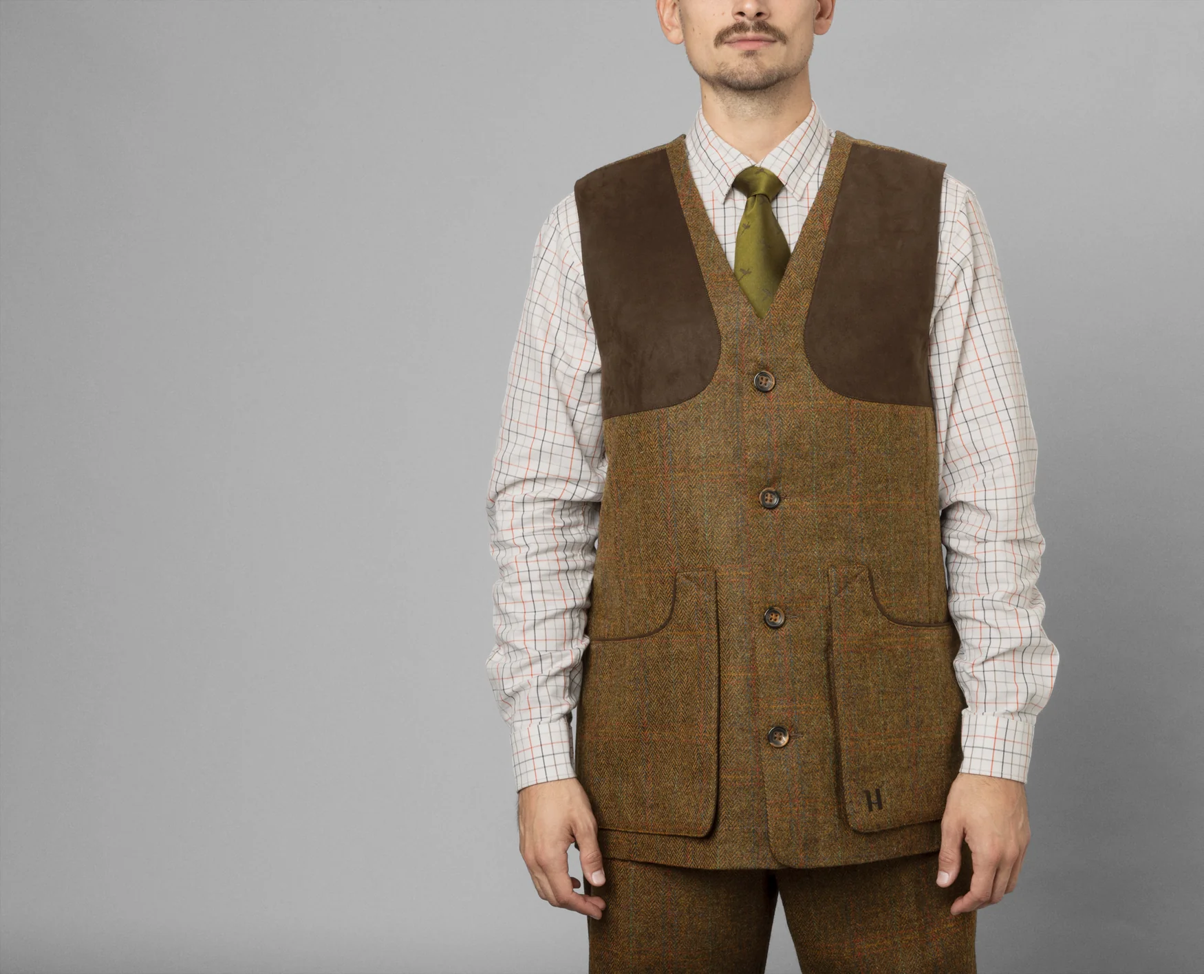 20% OFF Harkila Kenmore Shooting Waistcoat - Terragon Brown - Image 6