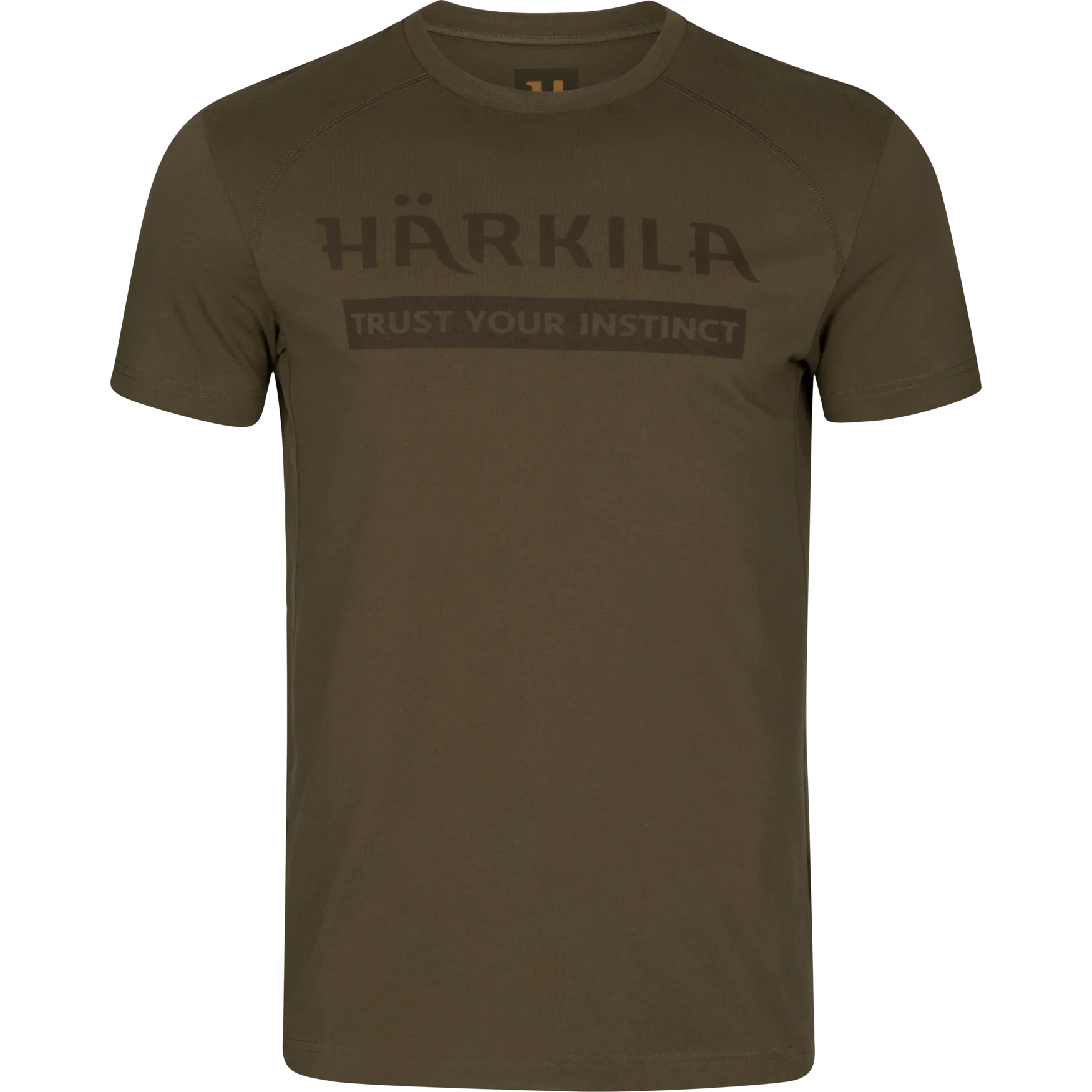 Harkila Logo S/S T-Shirt -  Willow Green