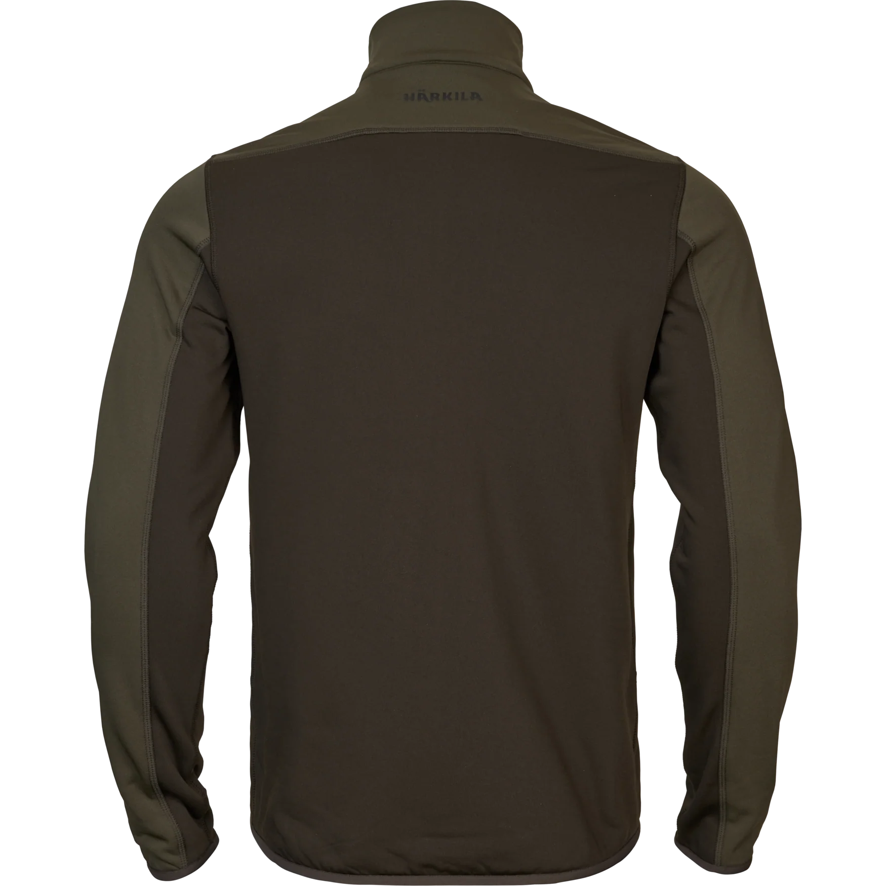 Harkila Olaf Fleece Jacket - Shadow Brown/Forest - Image 2