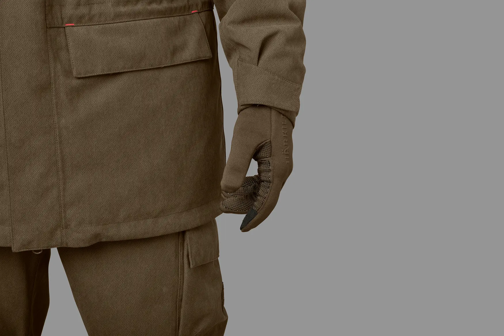 Harkila Power Stretch Gloves - Willow Green - Image 5
