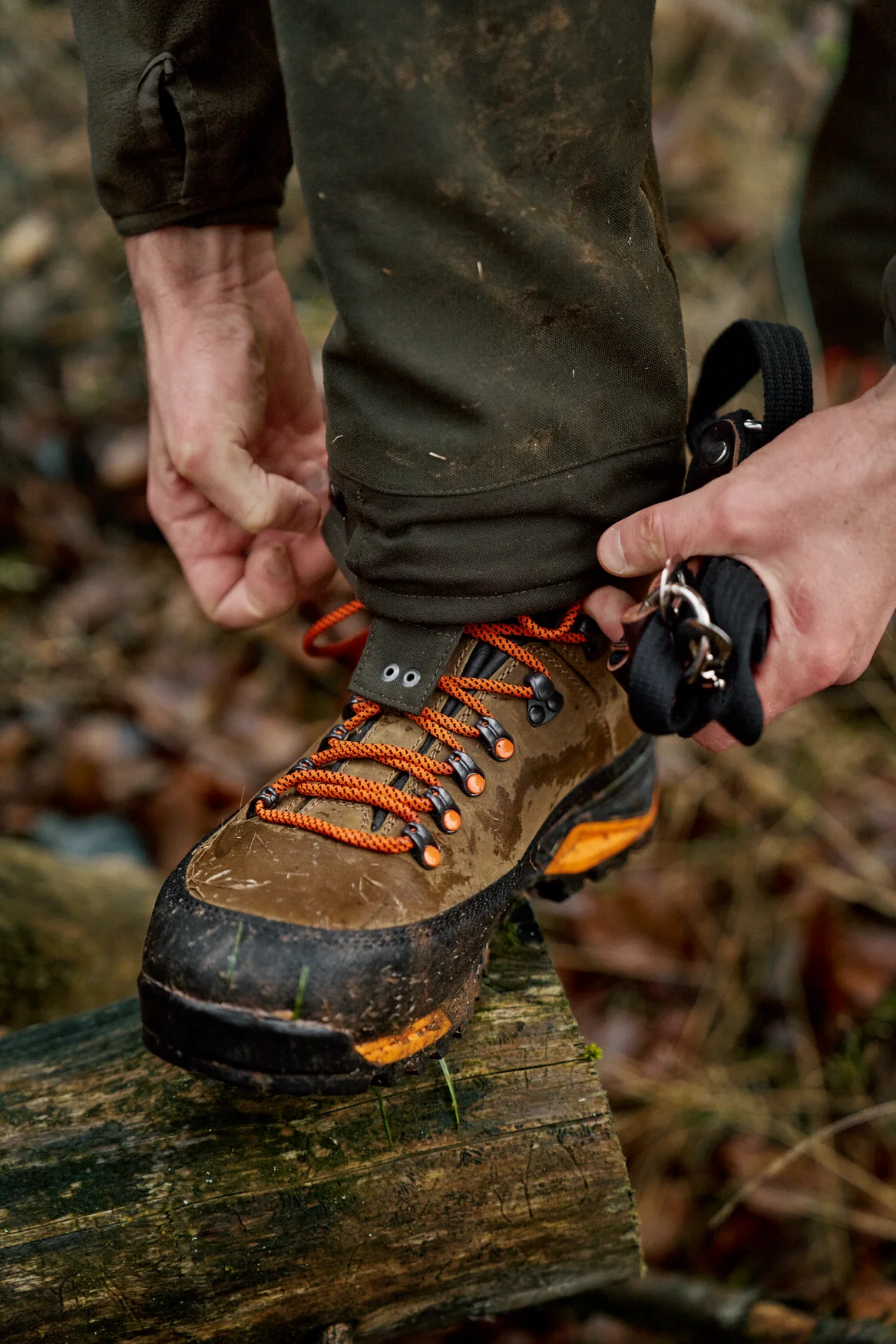 Harkila Saxnas GTX Orange Mid Brown/Orange Boots - Image 7