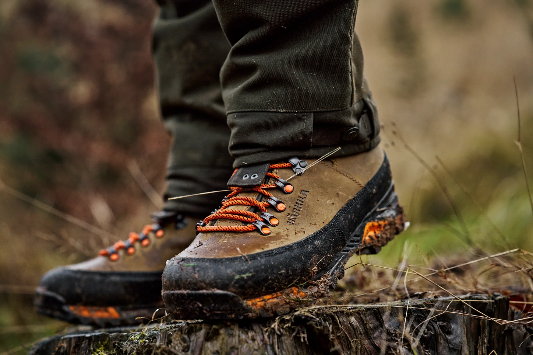 Harkila Saxnas GTX Orange Mid Brown/Orange Boots - Image 9
