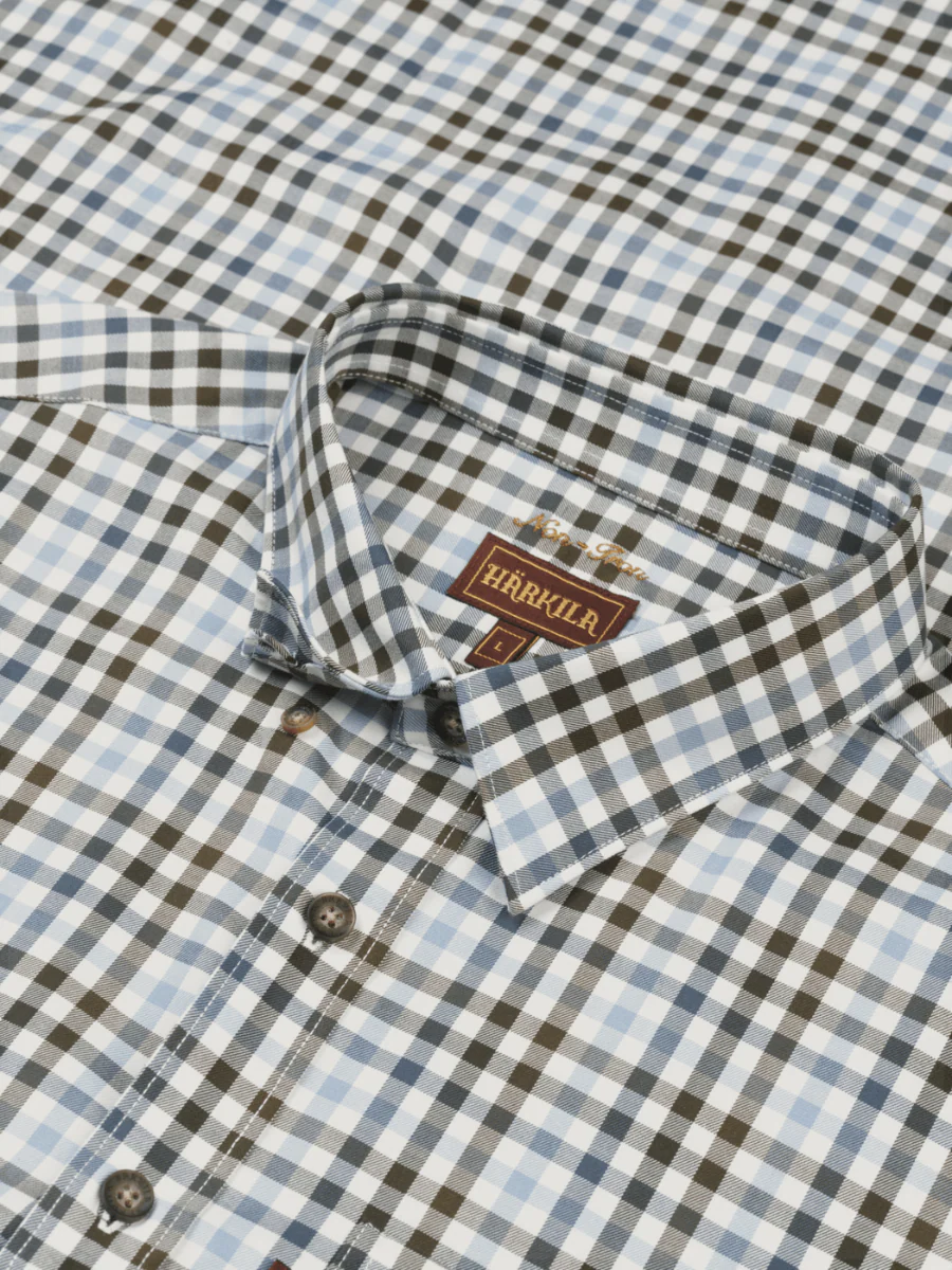 Harkila Milford Shirt - Heritage Blue Check - Image 3