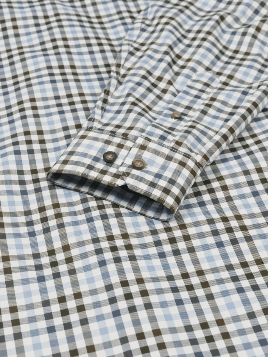 Harkila Milford Shirt - Heritage Blue Check - Image 4