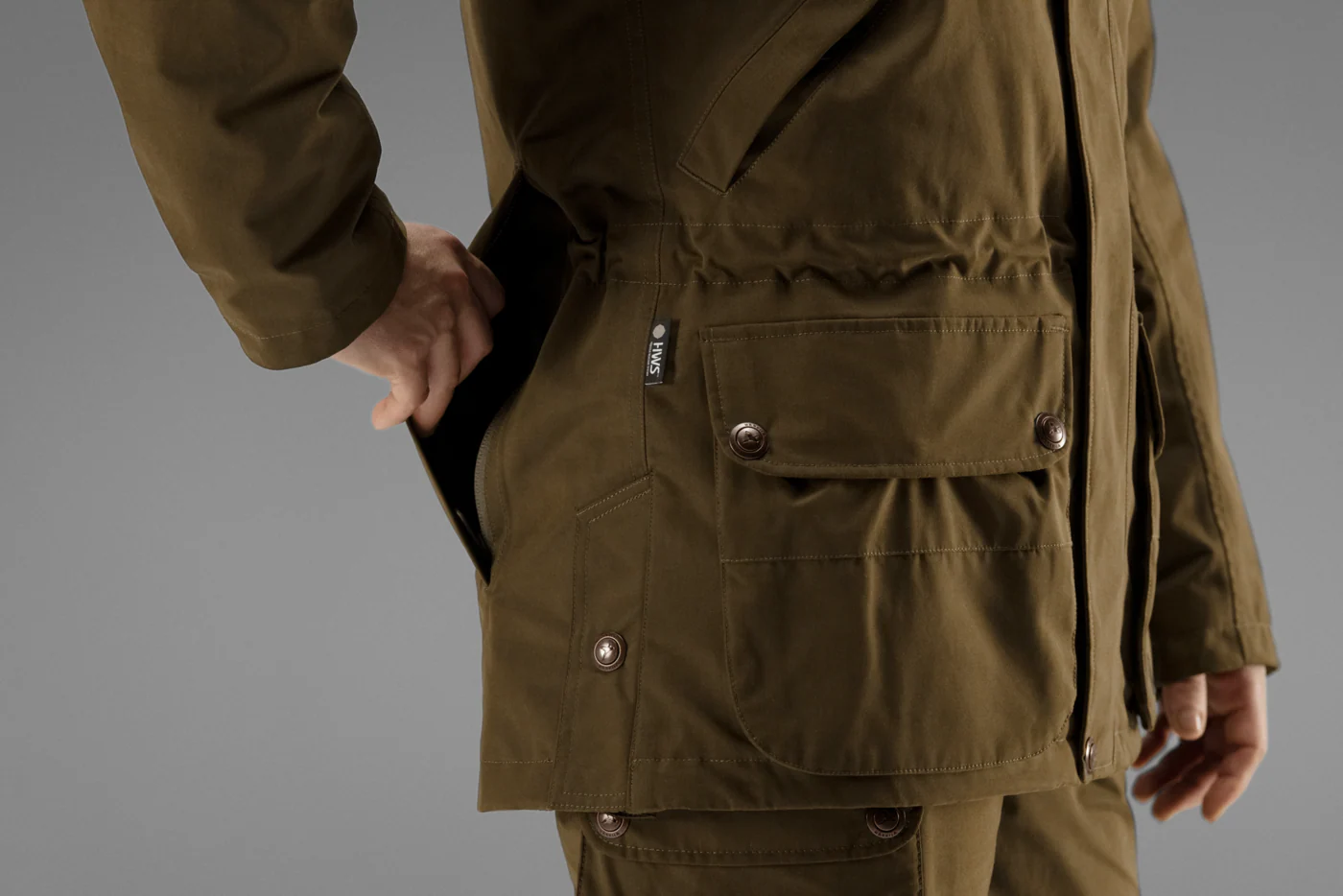 20% OFF Harkila Retrieve Jacket Womens - Warm Olive - Image 7