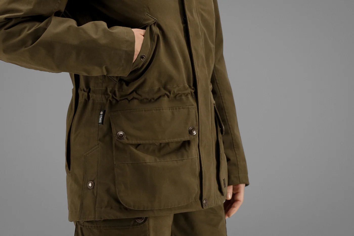 20% OFF Harkila Retrieve Jacket Womens - Warm Olive - Image 9
