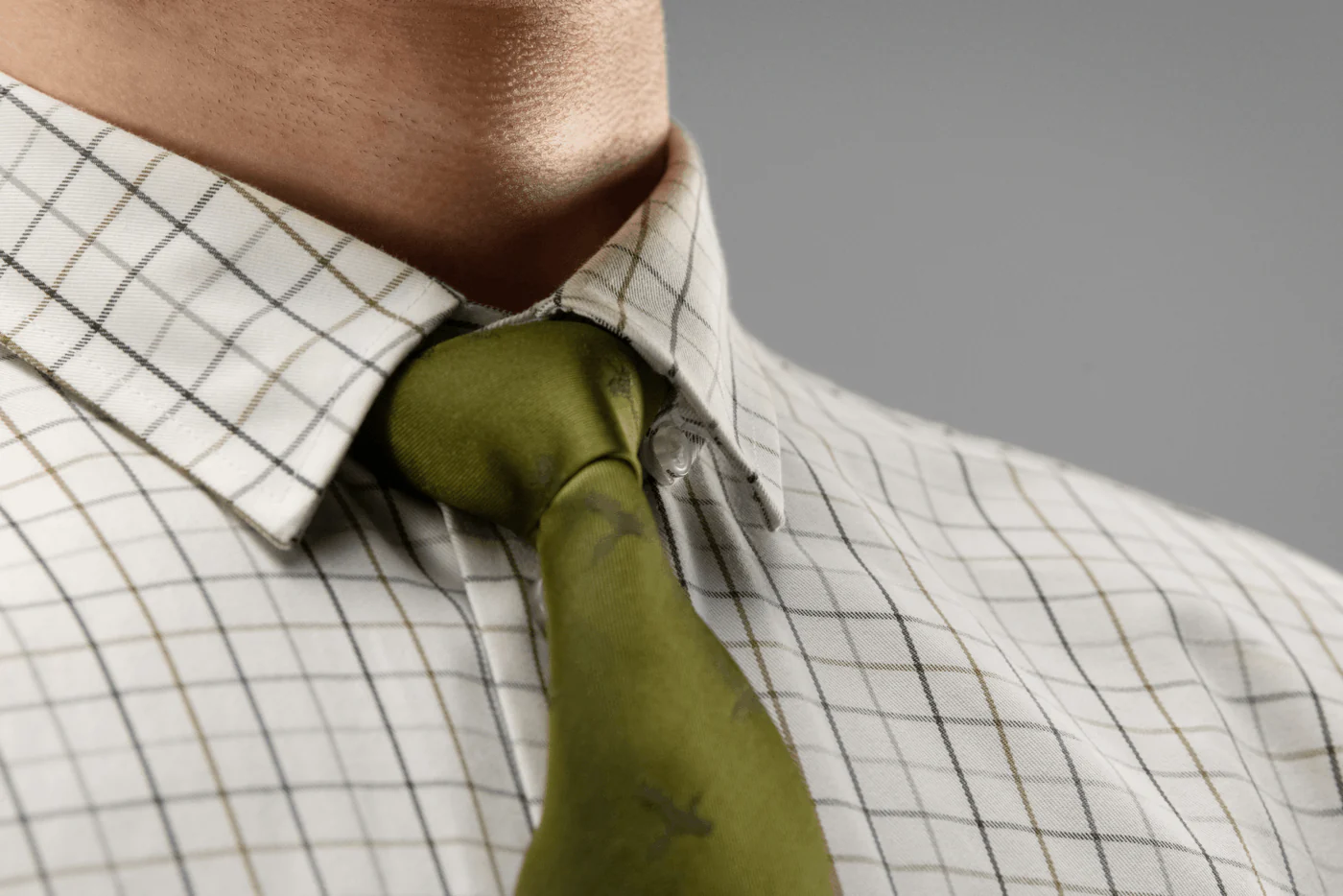 Harkila Retrieve Shirt - Dark Olive Check - Image 5