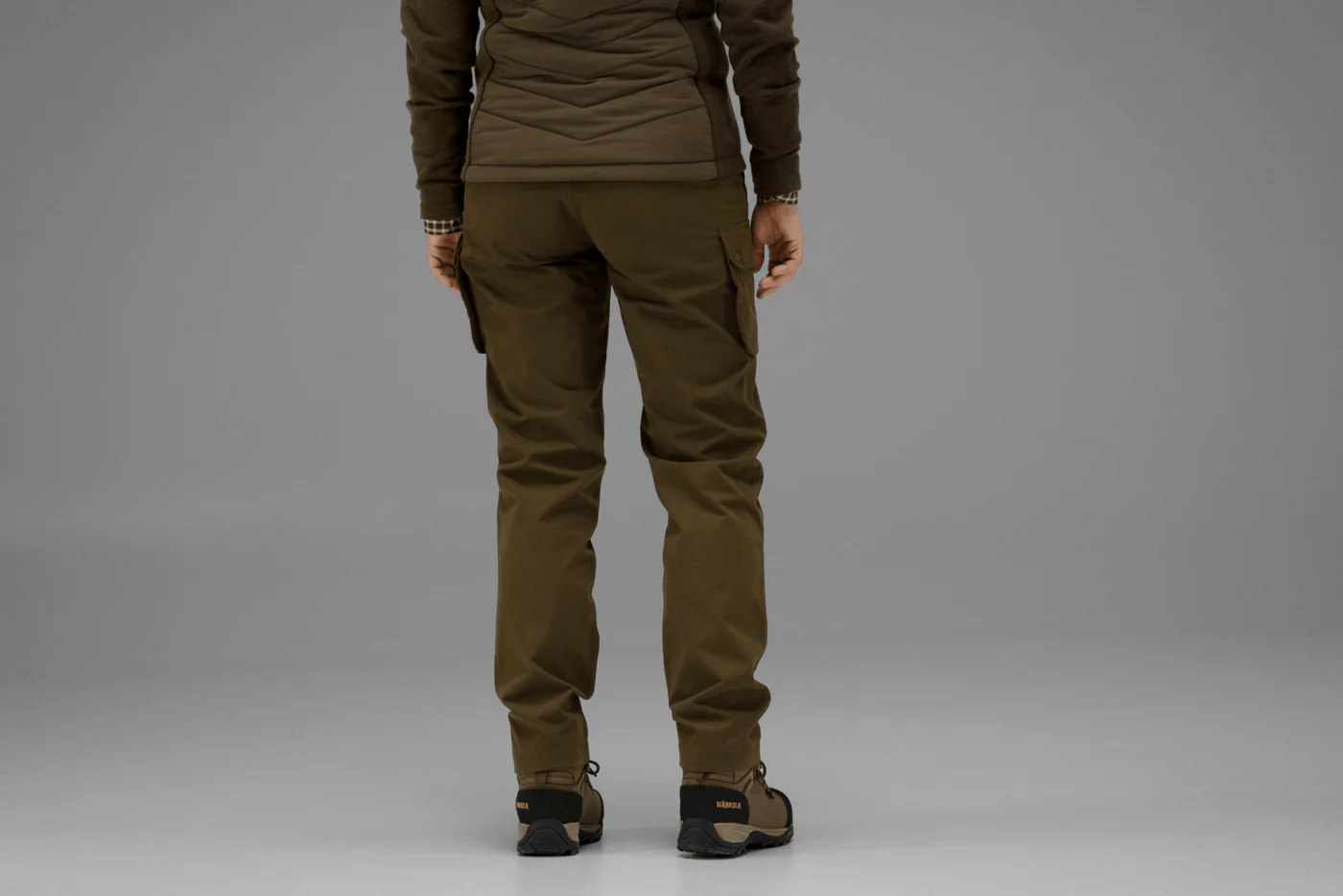 Harkila Retrieve Trousers Womens - Warm Olive - Image 5