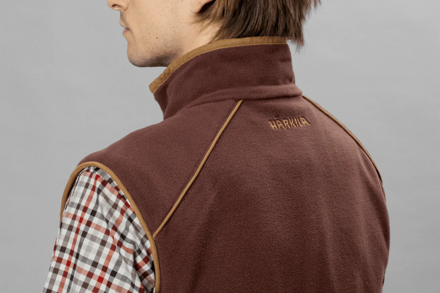 34% OFF Harkila Sandhem 200 Waistcoat - Burgundy - Image 3