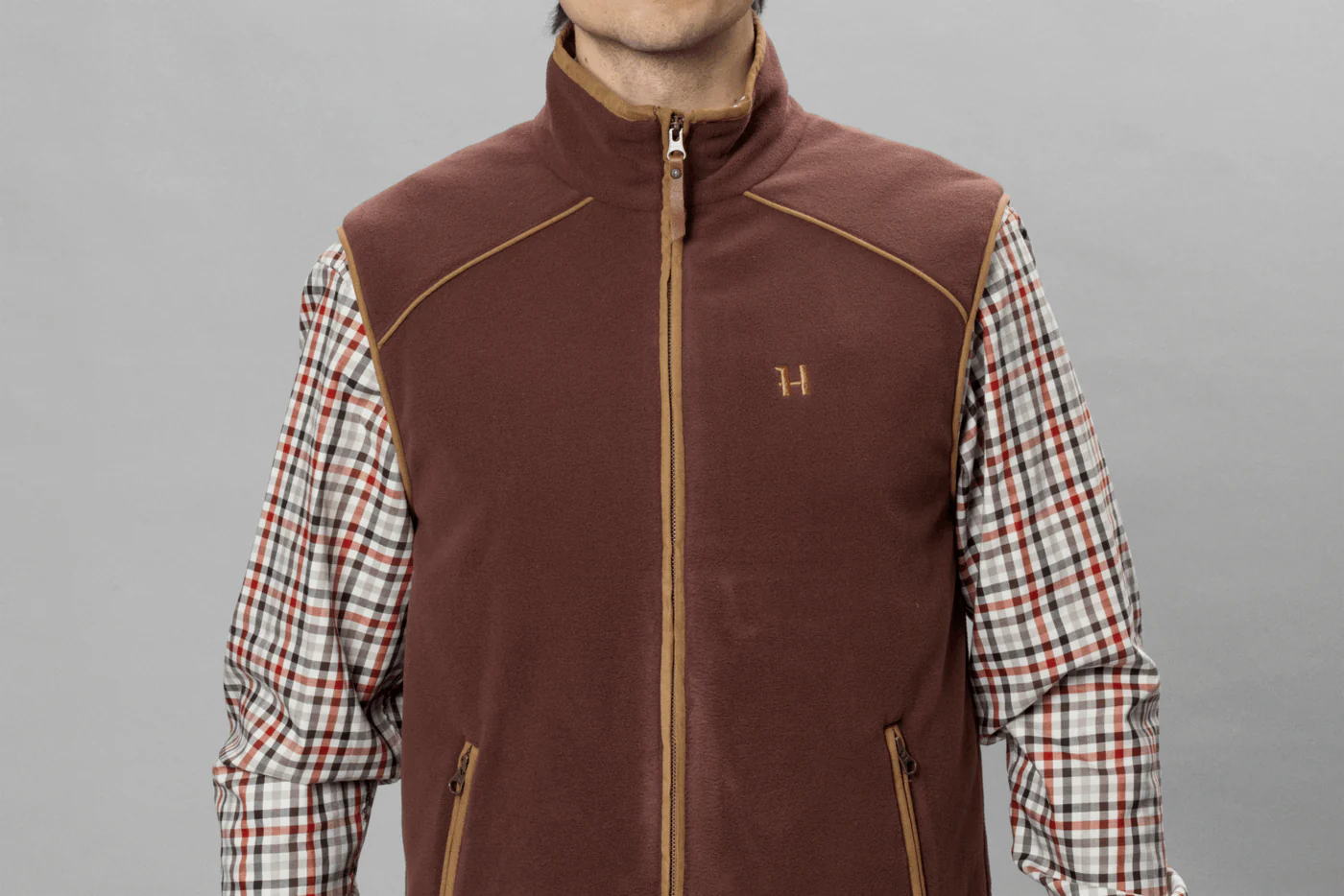 34% OFF Harkila Sandhem 200 Waistcoat - Burgundy - Image 5