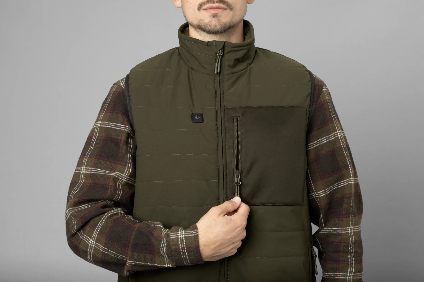 Seeland Celsius Heat Waistcoat - Pine Green - Image 6