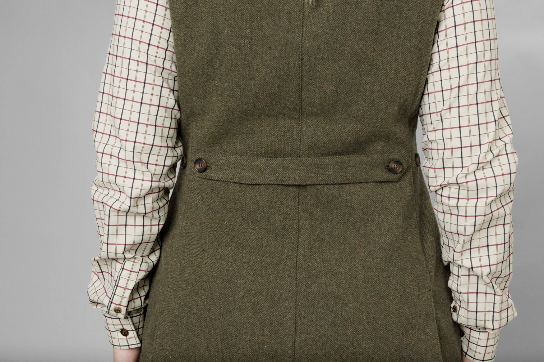 Seeland Hillside Harriet Waistcoat - Moss Green - Image 4