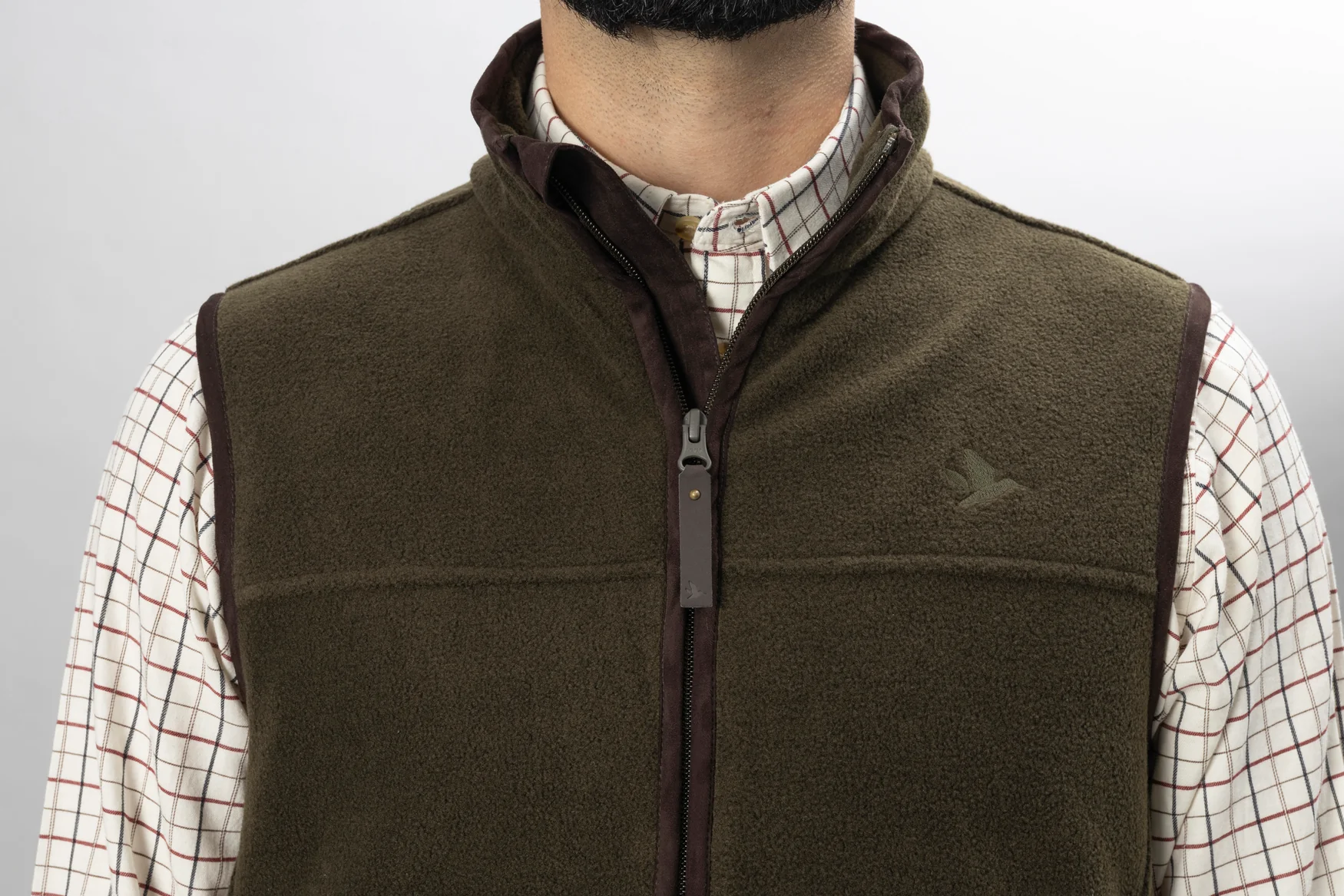 Seeland Woodcock Earl Fleece Waistcoat - Pine Green - Image 3