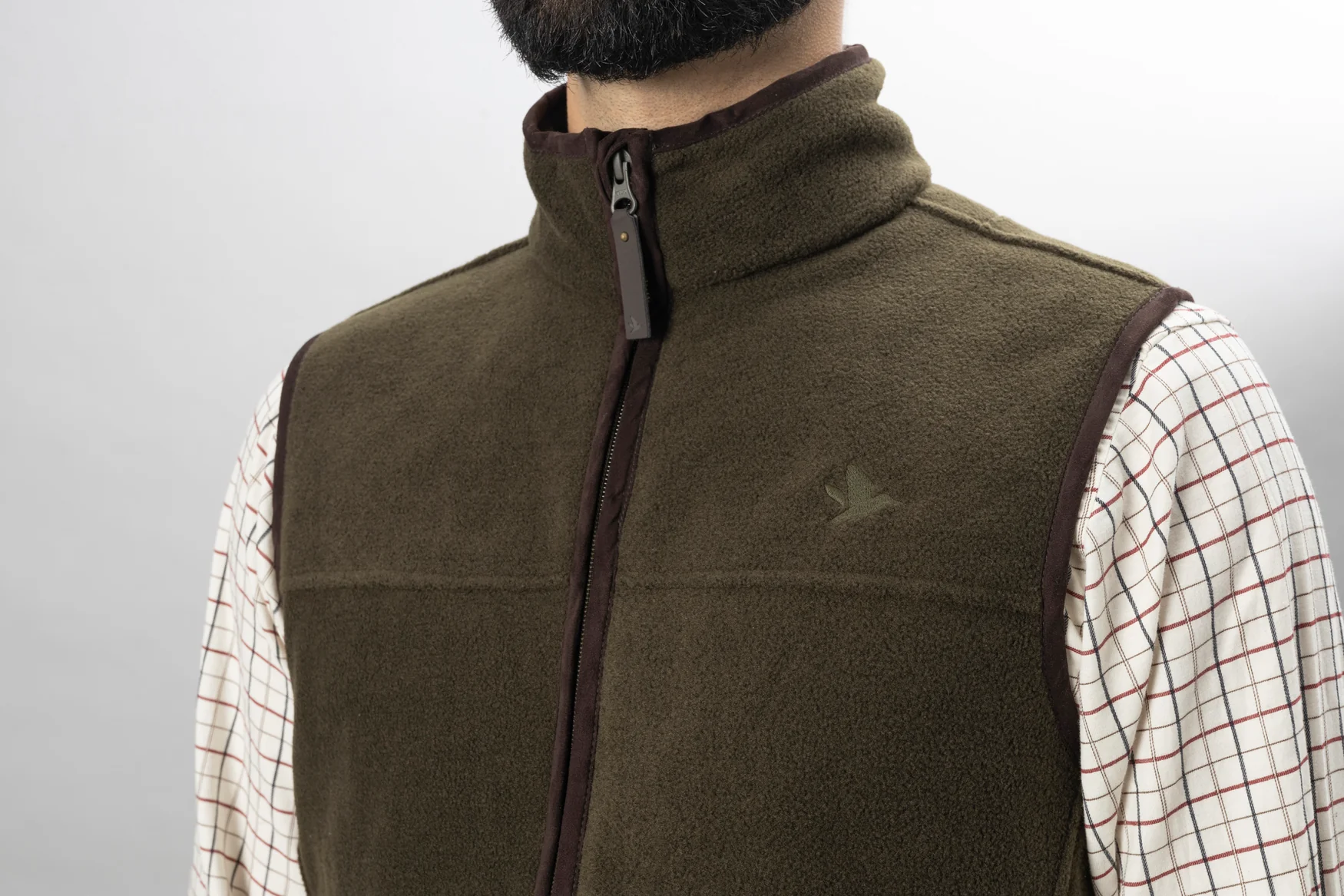 Seeland Woodcock Earl Fleece Waistcoat - Pine Green - Image 4