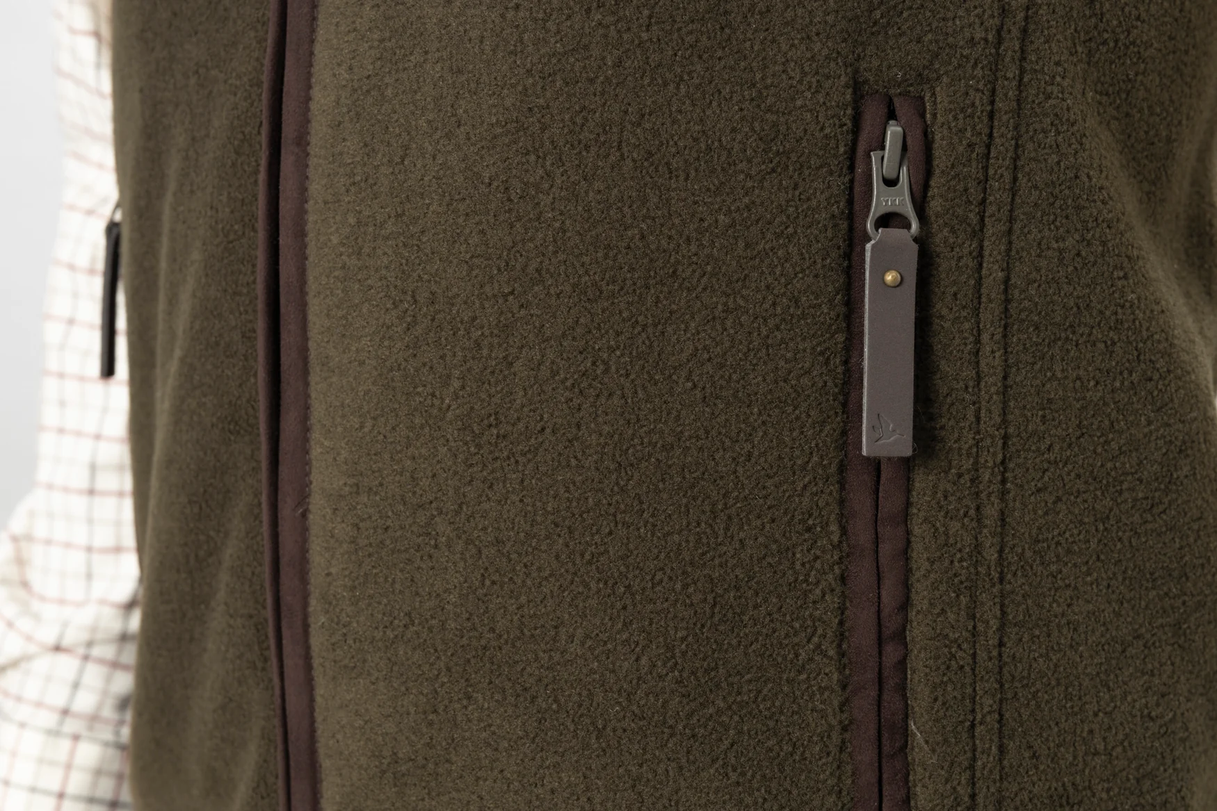 Seeland Woodcock Earl Fleece Waistcoat - Pine Green - Image 5